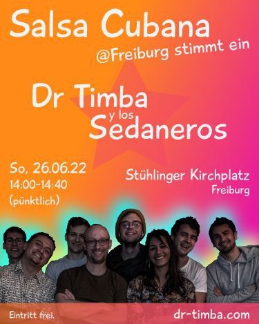 You are currently viewing Salsa Live Konzert auf dem Stühlinger Kirchplatz
