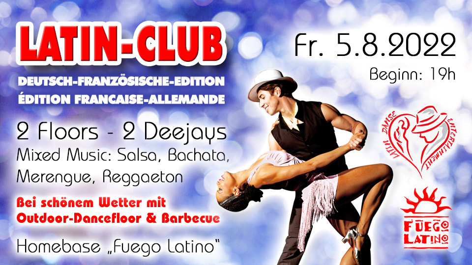You are currently viewing Latin-Club – Salsa, Bachata & Latin Party in Offenburg