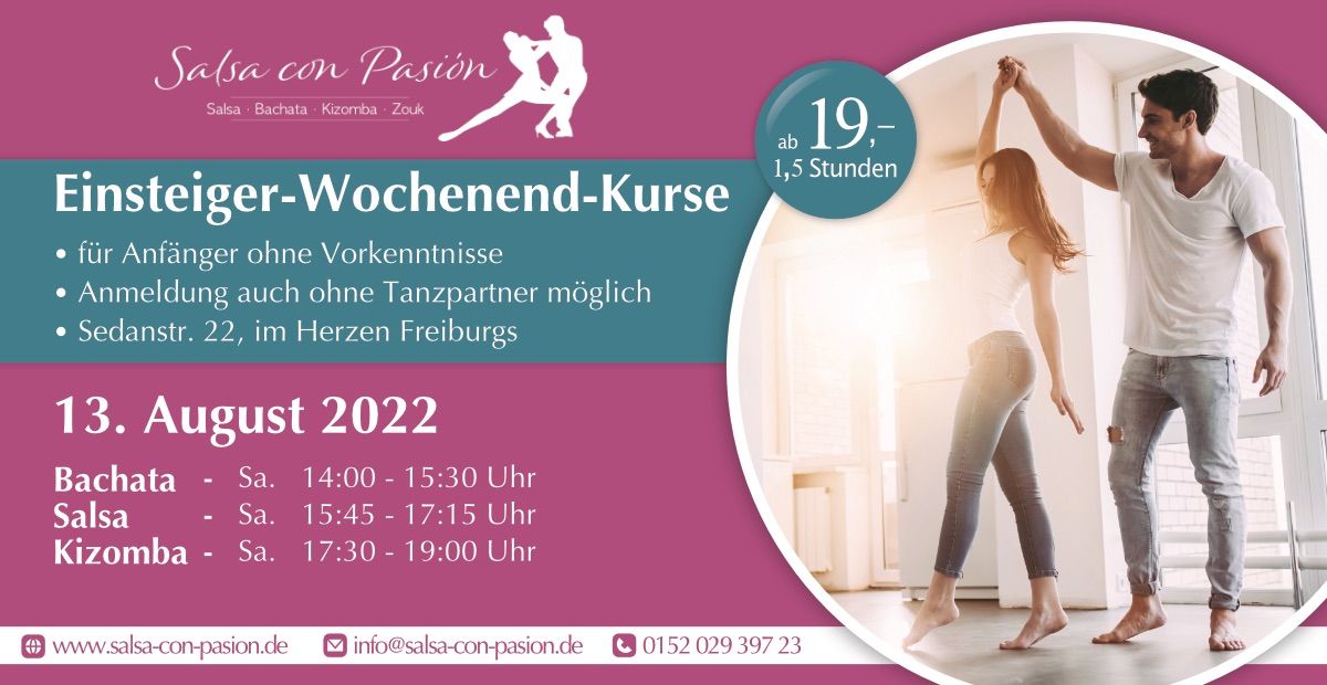 You are currently viewing Einsteiger-Wochenend-Kurs in Freiburg | Salsa con Pasión